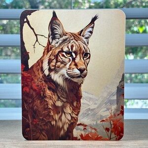 Handmade Lynx Greeting Card